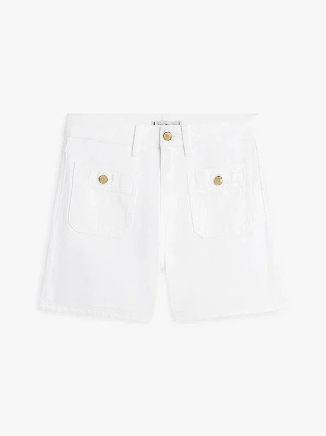 Gold-Button Pocket Denim Short Gold-Button Pocket Denim Short