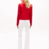 Gold-Button Ponte Multi-Pocket Jacket