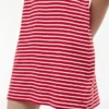Gold-Button Striped Interlock Polo Dress Gold-Button Striped Interlock Polo Dress
