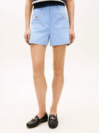 Gold-Button Twill Pocket Short Gold-Button Twill Pocket Short