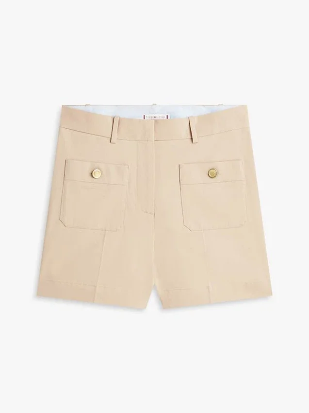 Gold-Button Twill Pocket Short Gold-Button Twill Pocket Short