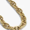 Gold-Plated Mariner-Link Chain Necklace Gold-Plated Mariner-Link Chain Necklace