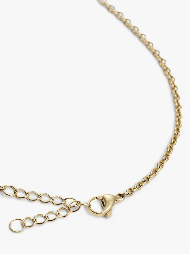 Gold-Plated Slim Mariner-Link Necklace Gold-Plated Slim Mariner-Link Necklace