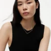 Gold-Plated Slim Mariner-Link Necklace Gold-Plated Slim Mariner-Link Necklace