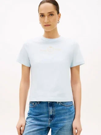 Gold-Tone Club Crest Logo T-Shirt