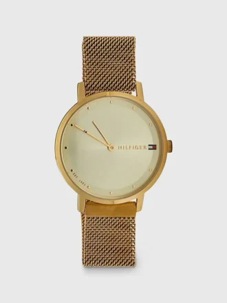 Gold Watch with Magnetic Strap