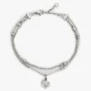 Heart Charm Double-Layered Bracelet Heart Charm Double-Layered Bracelet