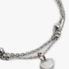 Heart Charm Double-Layered Bracelet Heart Charm Double-Layered Bracelet