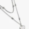 Heart Charm Double-Layered Necklace Heart Charm Double-Layered Necklace