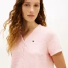 Henley T-Shirt & Short Sleep Set