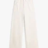 High-Rise Stretch Wide Leg Utility Jean