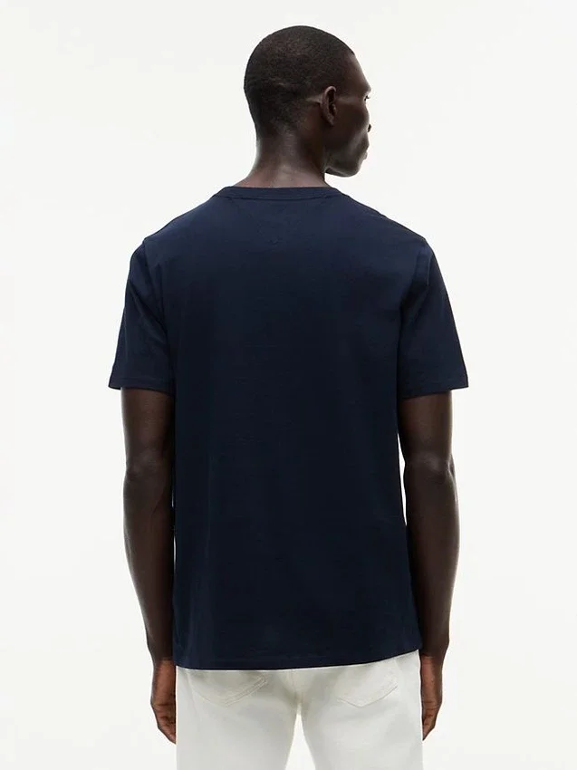 Hilfiger Block Stripe Logo T-Shirt Hilfiger Block Stripe Logo T-Shirt