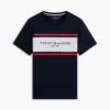 Hilfiger Block Stripe Logo T-Shirt Hilfiger Block Stripe Logo T-Shirt