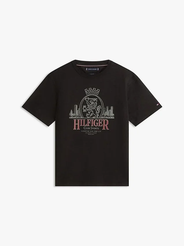 Hilfiger Crest Graphic Slub T-Shirt Hilfiger Crest Graphic Slub T-Shirt