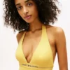 Hilfiger Logo Halter One-Piece Swimsuit