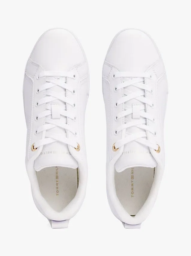 Hilfiger Logo Leather Sneaker Hilfiger Logo Leather Sneaker