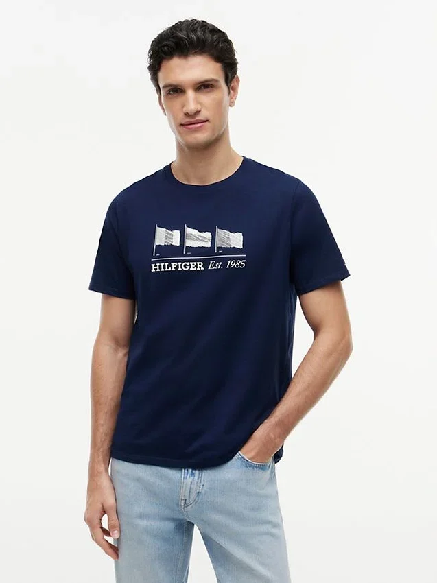 Hilfiger Multi-Flag Logo T-Shirt Hilfiger Multi-Flag Logo T-Shirt