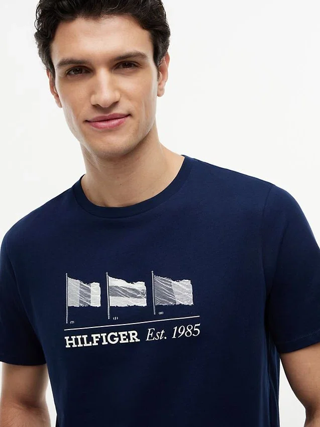 Hilfiger Multi-Flag Logo T-Shirt Hilfiger Multi-Flag Logo T-Shirt