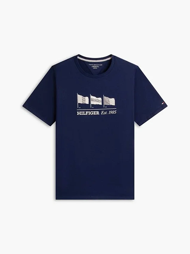 Hilfiger Multi-Flag Logo T-Shirt Hilfiger Multi-Flag Logo T-Shirt