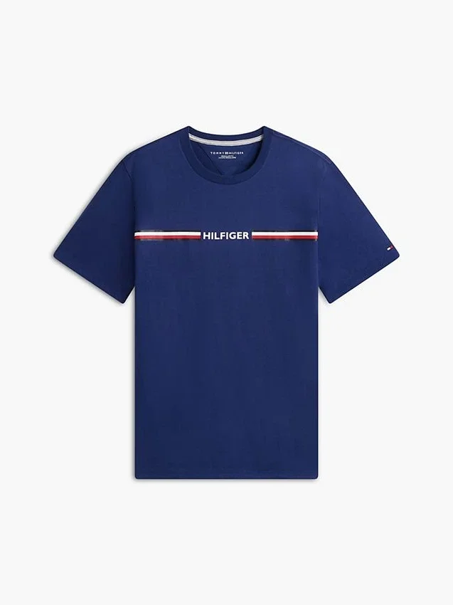 Hilfiger Signature Stripe Logo T-Shirt Hilfiger Signature Stripe Logo T-Shirt