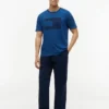 Indigo-Dyed Flag Logo T-Shirt Indigo-Dyed Flag Logo T-Shirt