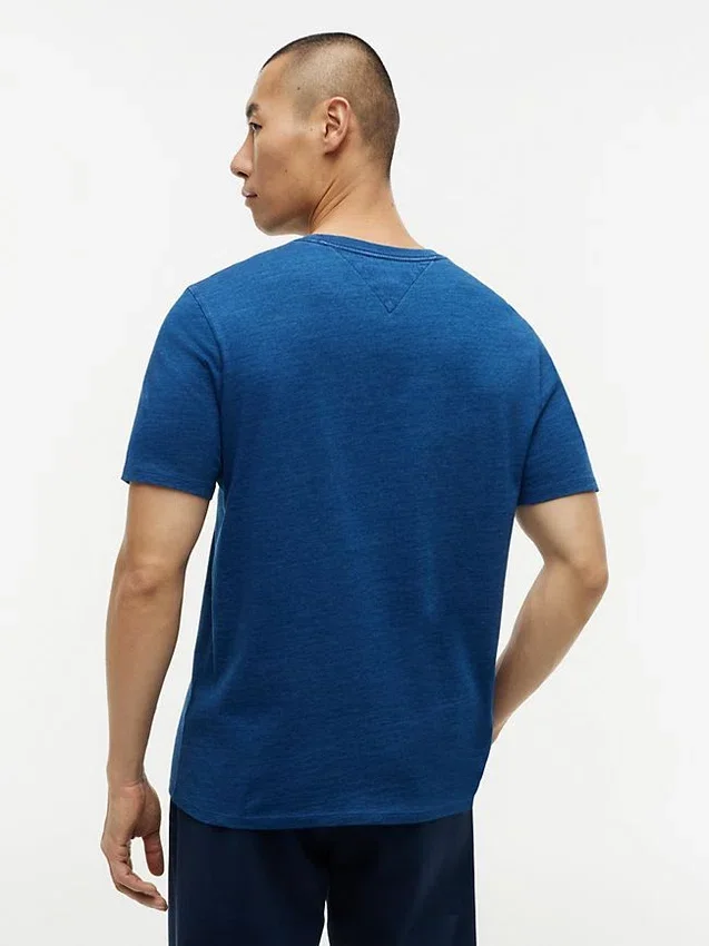Indigo-Dyed Flag Logo T-Shirt Indigo-Dyed Flag Logo T-Shirt
