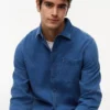 Indigo-Dyed Waffle Denim Shirt Indigo-Dyed Waffle Denim Shirt