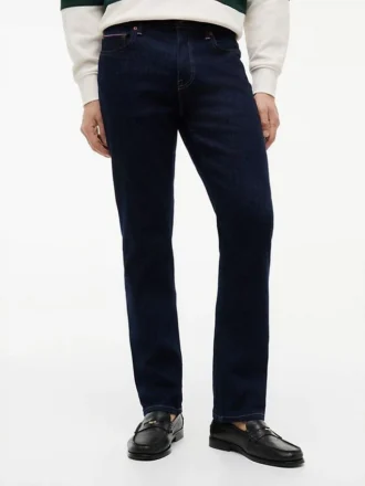 Indigo Wash Straight Jean
