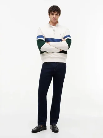 Indigo Wash Straight Jean