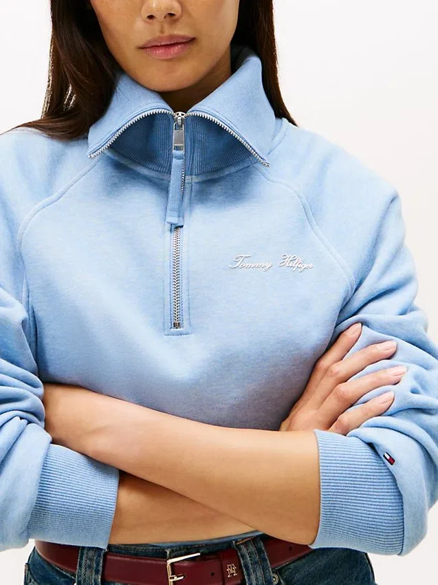 Interlock Fleece Quarter-Zip Sweatshirt Interlock Fleece Quarter-Zip Sweatshirt