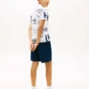 Kids’ Allover Logo Stretch Polo