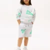 Kids’ Allover Mixed Logo Sweatshort