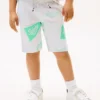Kids’ Allover Mixed Logo Sweatshort