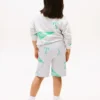 Kids’ Allover Mixed Logo Sweatshort