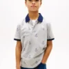 Kids’ Allover Nautical Logo Stretch Polo Kids’ Allover Nautical Logo Stretch Polo