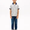 Kids’ Allover Nautical Logo Stretch Polo Kids’ Allover Nautical Logo Stretch Polo