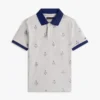 Kids’ Allover Nautical Logo Stretch Polo Kids’ Allover Nautical Logo Stretch Polo
