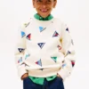 Kids’ Allover Sailing Flag Sweatshirt