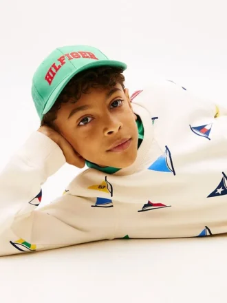 Kids’ Allover Sailing Flag Sweatshirt