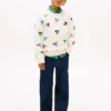 Kids’ Allover Sailing Flag Sweatshirt