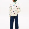 Kids’ Allover Sailing Flag Sweatshirt