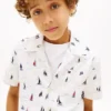 Kids’ Allover Sailing Stretch Shirt