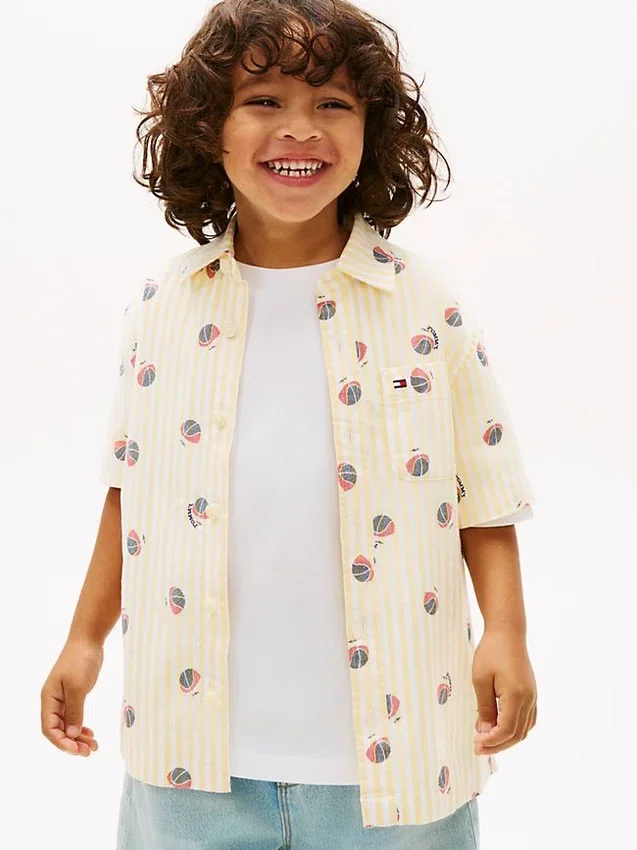 Kids’ Basketball Stretch Pocket Shirt Kids’ Basketball Stretch Pocket Shirt