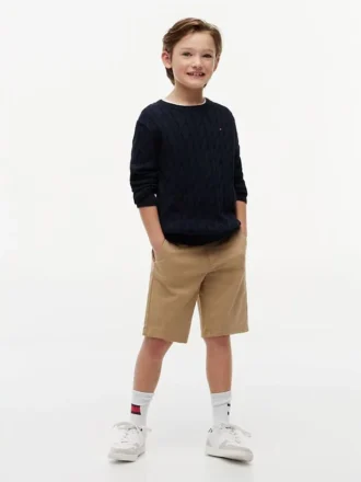 Kids’ Belted Chino Short