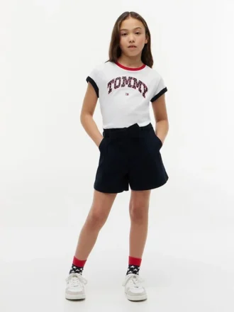 Kids’ Belted Stretch Pull-On Short