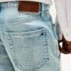 Kids’ Bleached Wash Straight Jean