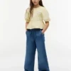 Kids’ Chambray Wide Leg Pull-On Pant
