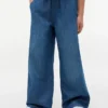 Kids’ Chambray Wide Leg Pull-On Pant