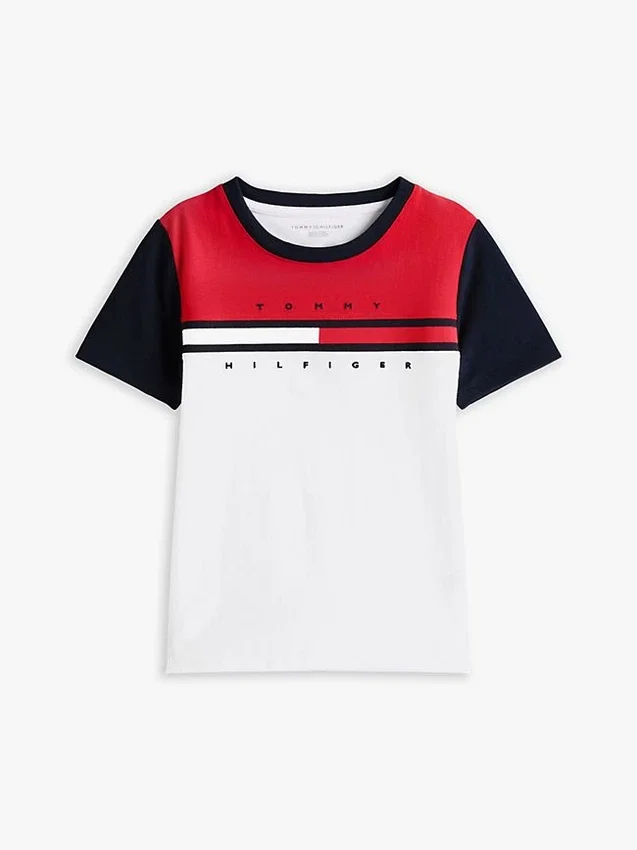 Kids’ Colorblock Flag Stripe T-Shirt Kids’ Colorblock Flag Stripe T-Shirt