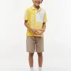 Kids’ Colorblock Logo Stretch Polo